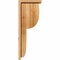 Ekena Millwork Crestline Rough Sawn Corbel w/Backplate, Western Red Cedar, 6"W x 10"D x 26"H COR06X10X26CRE01RWR - alternate 3
